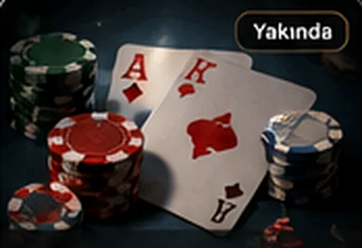 İskambil kartları ve dekoratif fişler
